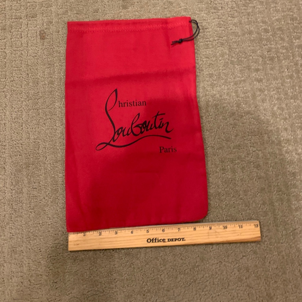 Christian Louboutin Red Dustbag Brand New